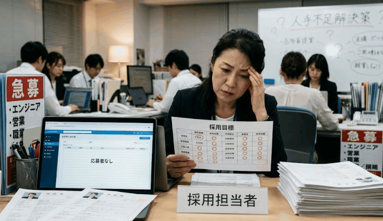 人手不足に悩む採用担当者と外国人採用のコスト削減